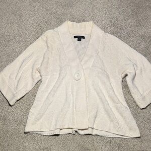 Express Women's Cream Cardigan Sweater
